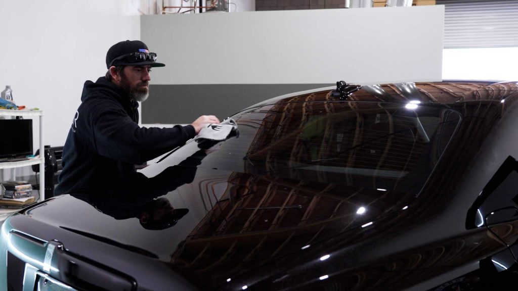 First Class Auto Center Tinter Checking Tint