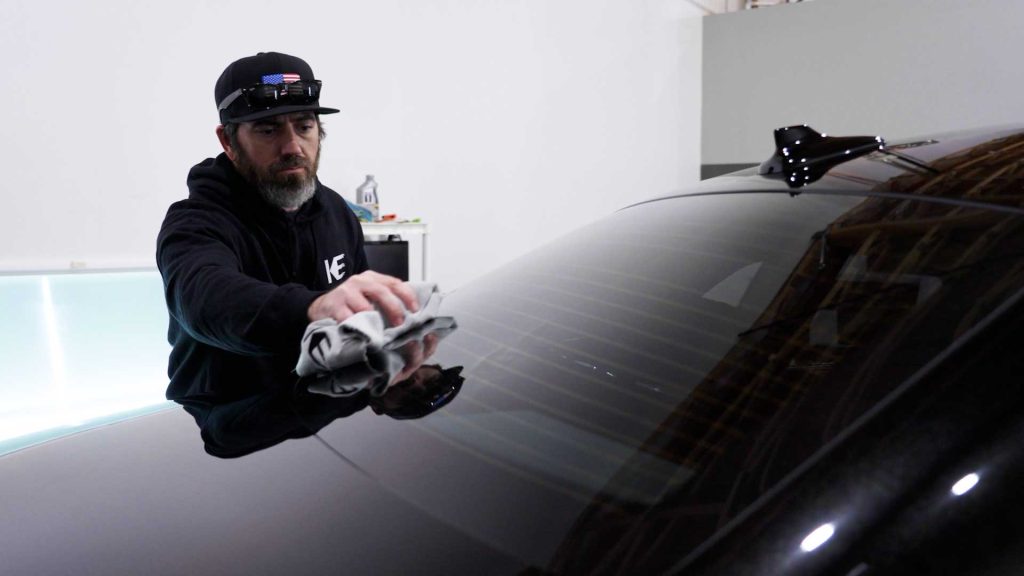 First Class Auto Center Tinter Checking Tint